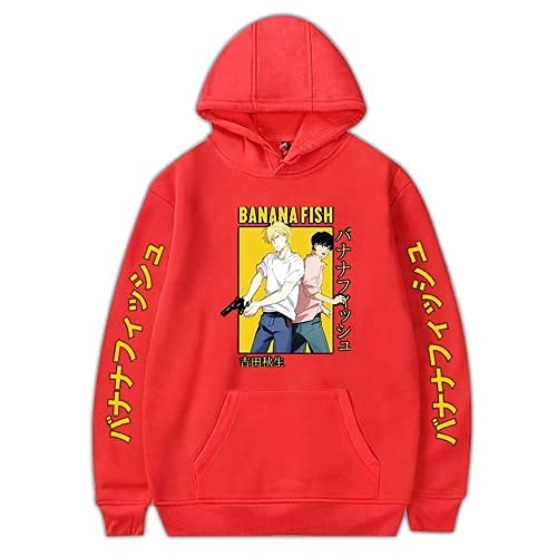 Banana Fish Anime Hoodie - Unisex Manga Sweatshirt for Men & Women | Long Sleeve Harajuku Streetwear | Perfect for Cosplay, Conventions & Casual Wear