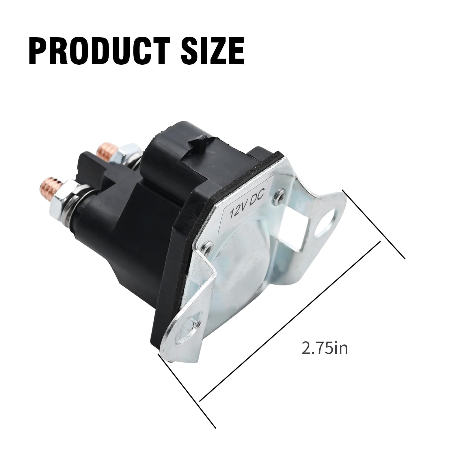 Ariens Gravely Zoom Ikon ZTX ZT XL Zero Turn Mower Starter Solenoid Relay Replacement (04781700) - Compatible with Lawn Mowers, Tractors & Outdoor Power Equipment