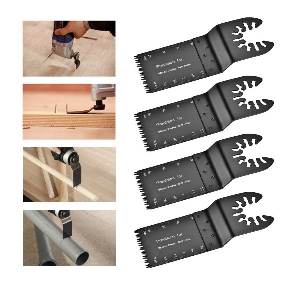 20pcs 32mm Oscillating Saw Blades - Multi Tool Blades Set for Wood, Metal & Plastic Cutting - Perfect for DIY Projects, Home Renovation & Carpentry Work