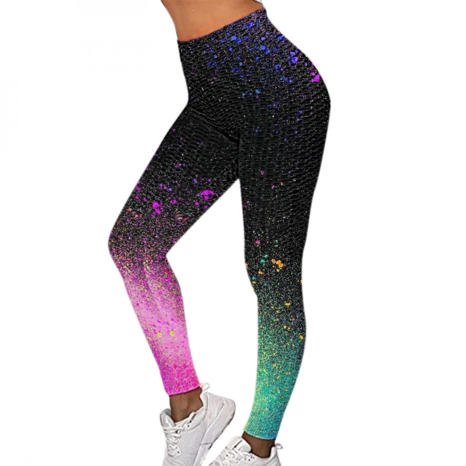 **Women's High-Waisted Yoga Pants with Pockets - Quick Dry, Tummy Control, Stretchy Workout Leggings for Running, Gym & Lounge**