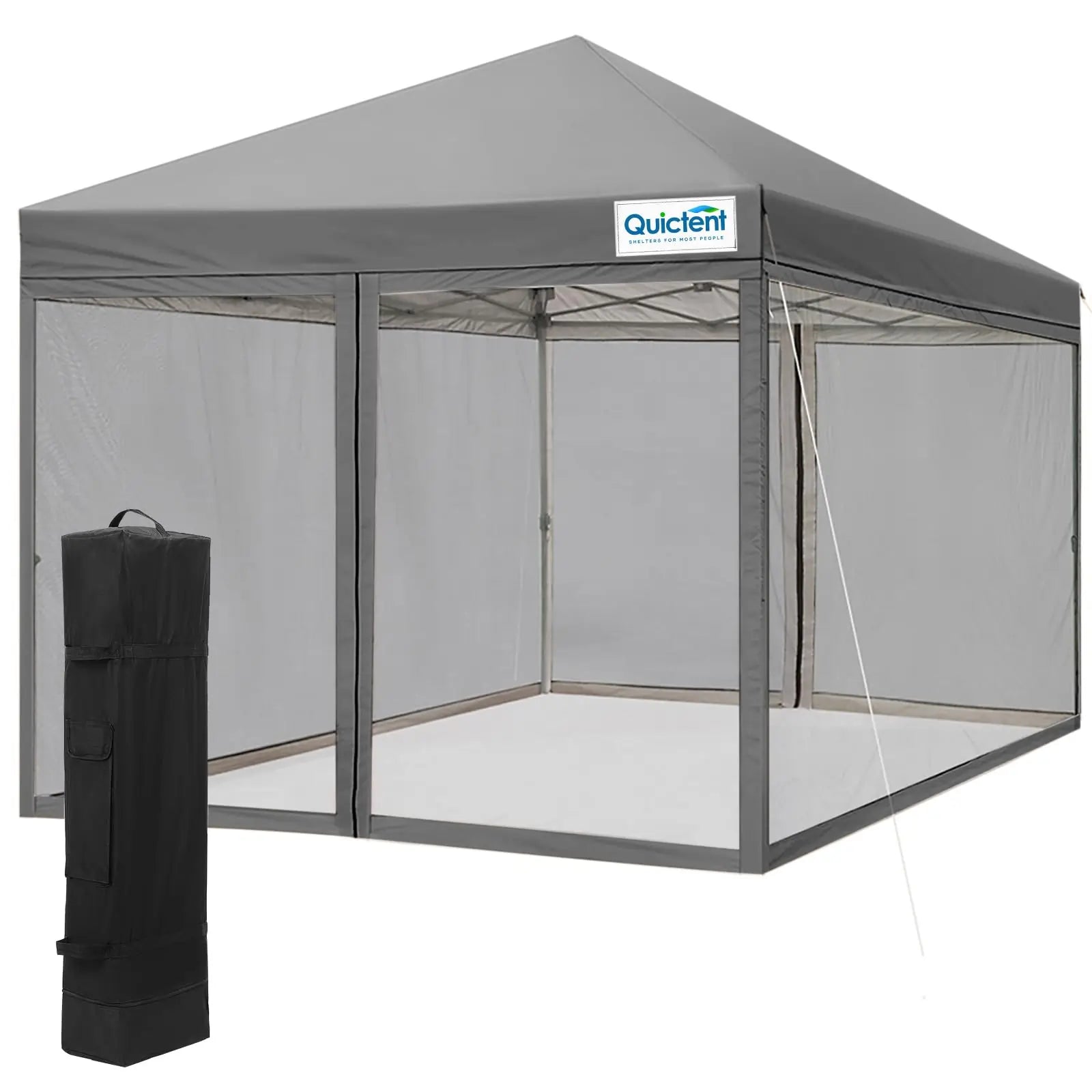 10' x 10' Pop Up Canopy Tent with Removable Sidewalls & Netting - Perfect for Outdoor Events, Camping, Beach Parties, and Backyard Gatherings
