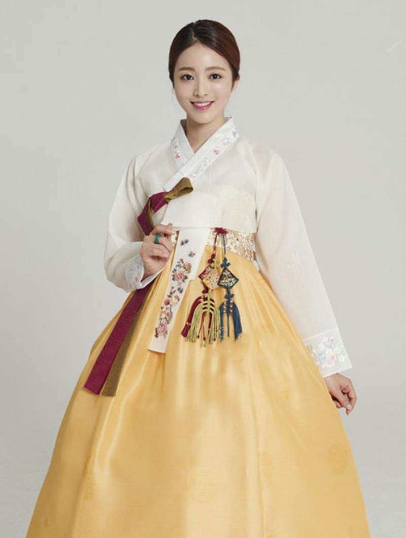 Korean Hanbok Dress - Traditional & Modern High Waist Hanbok for Wedding Brides | Elegant Korean Cultural Attire for Ceremonies, Festivals & Special Occasions