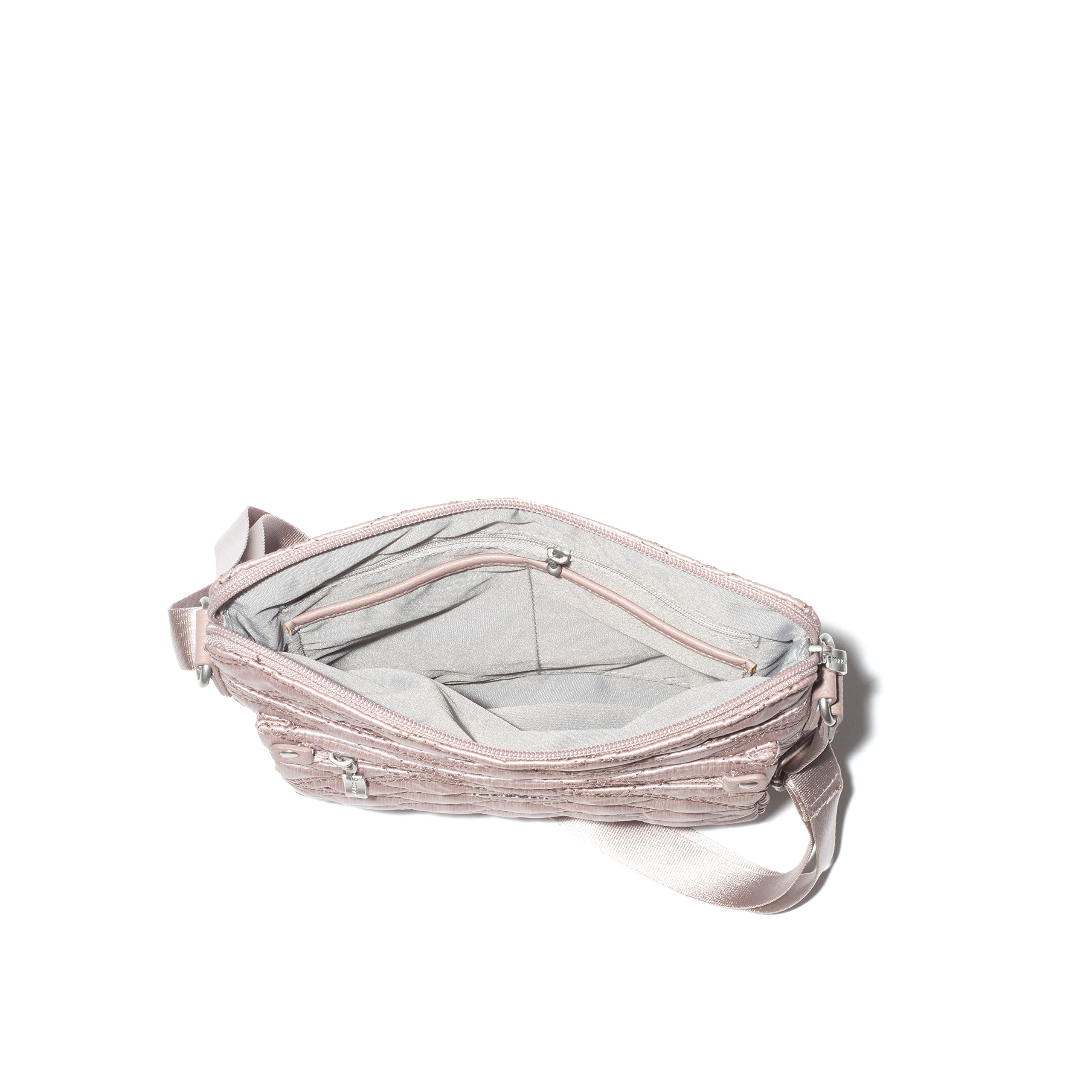 Baggallini RFID Blocking Crossbody Phone Wristlet - Secure Travel Wallet for Women, Anti-Theft Purse with Card Slots - Perfect for Commuting, Shopping & Daily Use