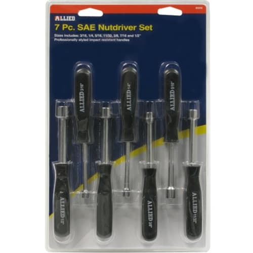 Allied 85059 7-Piece SAE Nut Driver Set (3/16