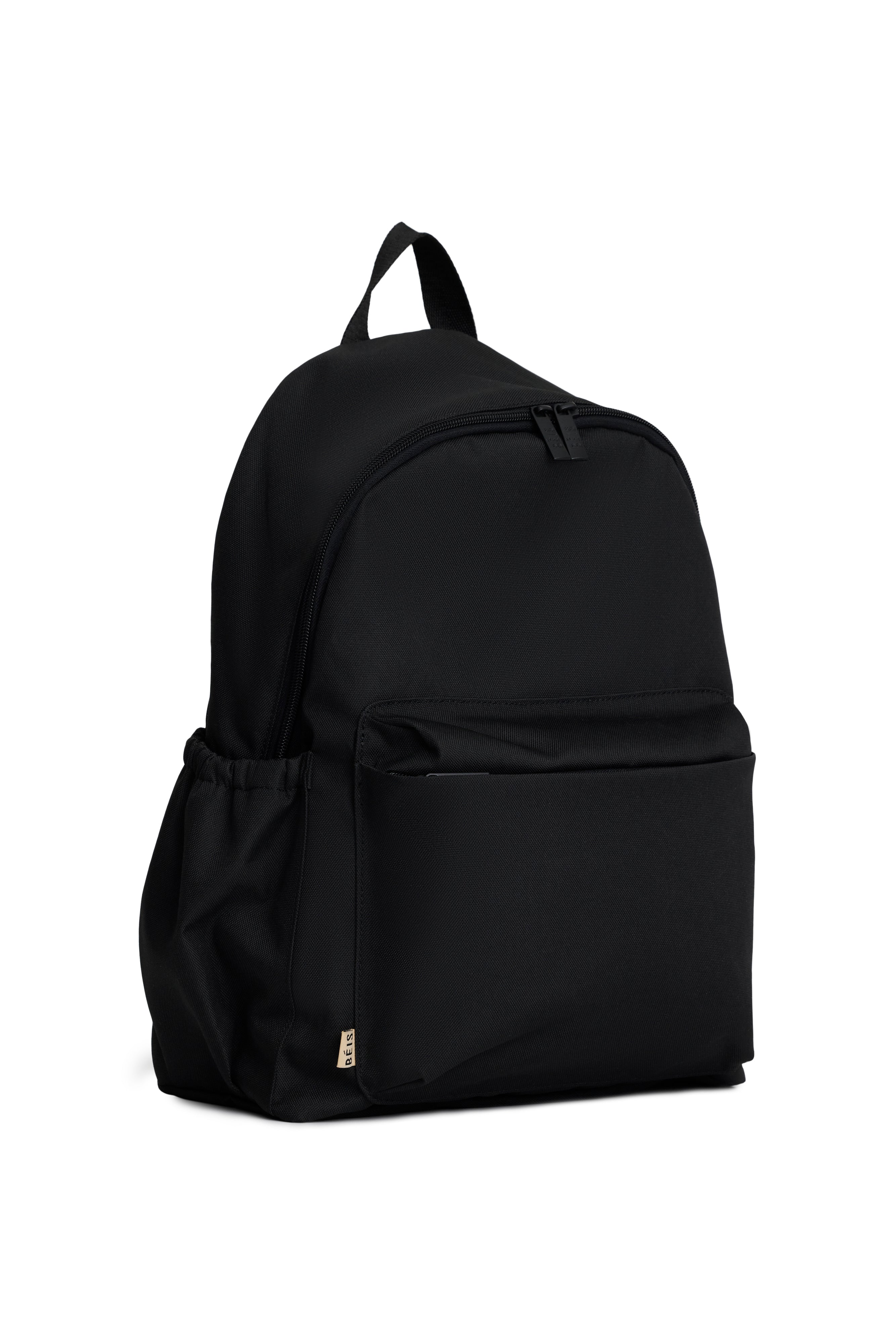 The BÉISics Backpack in Black - Stylish & Durable Travel Backpack for Women & Men - Perfect for Work, School & Everyday Use