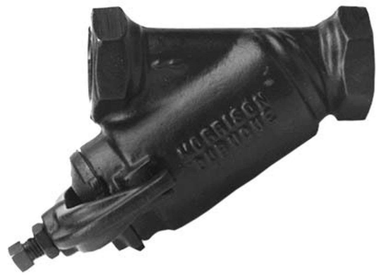 285 Series 2 Inch Cast Iron Line Strainers - 40 Mesh Screen for Industrial Water Filtration and Plumbing Systems