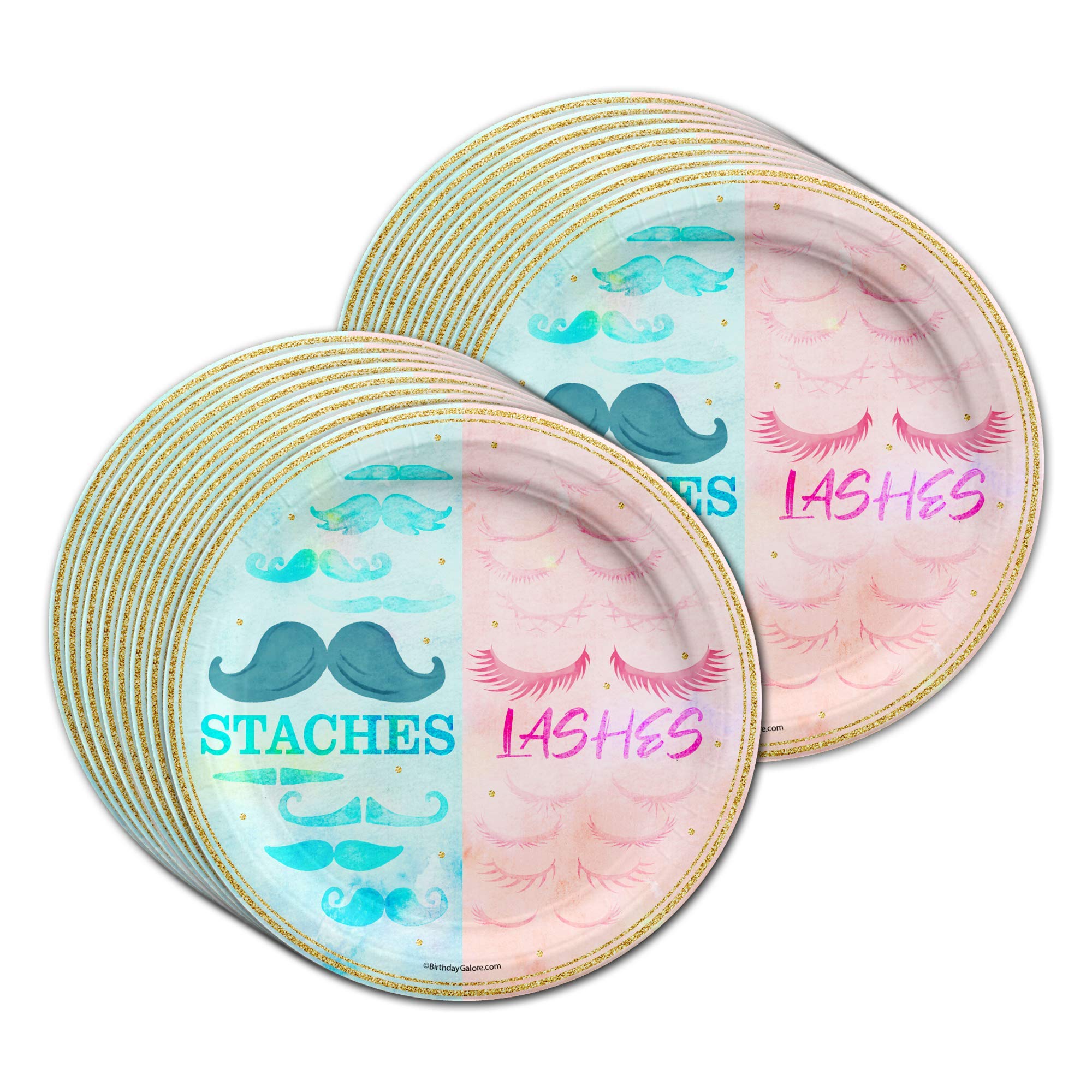 Gender Reveal Party Supplies Set - 16-Piece Tableware Kit with Plates, Napkins & Cups for Baby Shower Decorations | Perfect for Gender Reveal Parties, Baby Showers & Celebrations