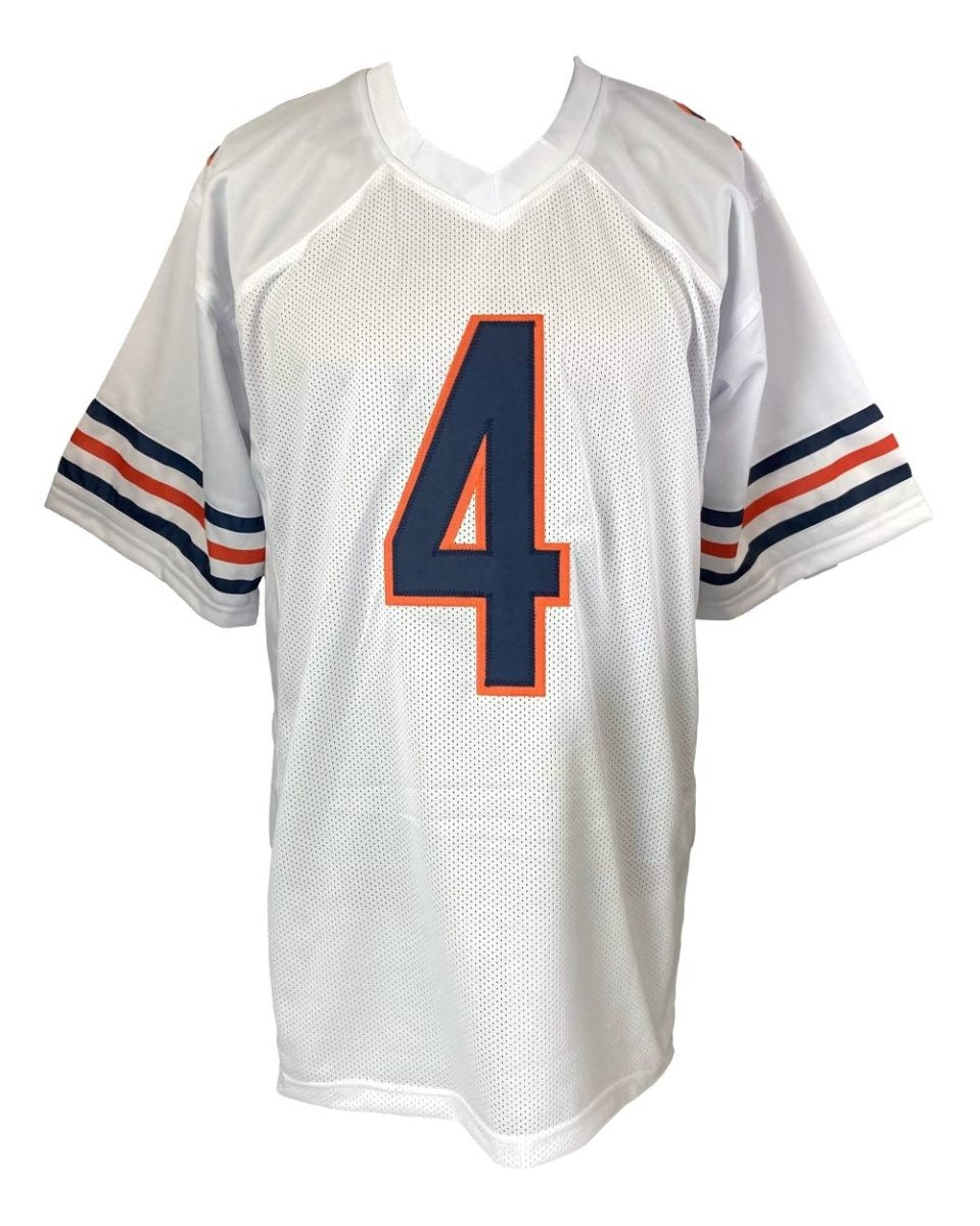 D'Andre Swift Chicago Bears Signed White Football Jersey with JSA COA - Perfect for NFL Fans, Collectors & Sports Memorabilia Displays