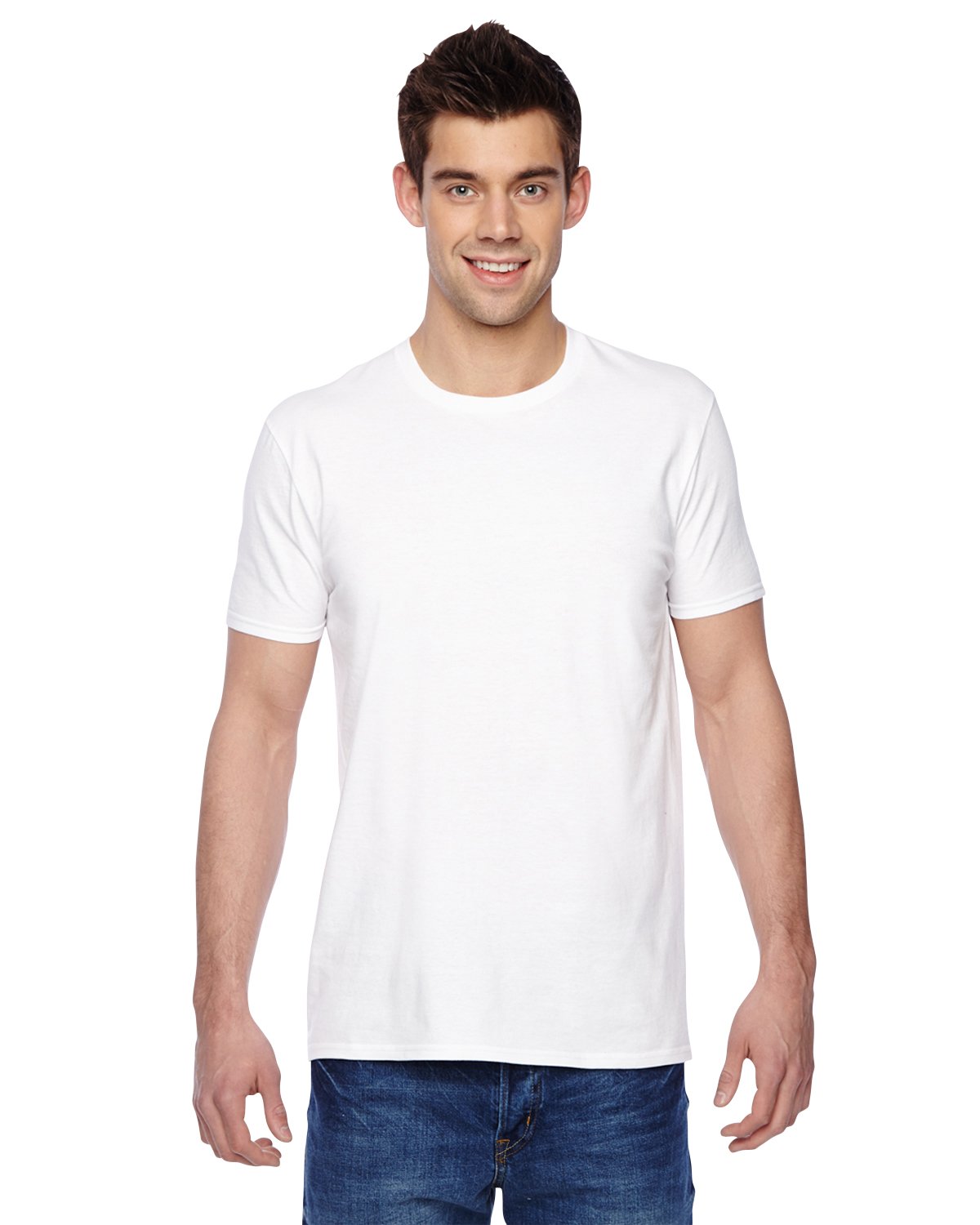 Fruit of the Loom Men's Super Premium Soft Cotton Short Sleeve T-Shirt - Comfortable Casual Tee for Everyday Wear, Gym & Outdoor Activities