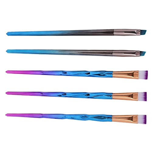 ANGGREK 5pcs Professional Nail Art Brush Set - Nail Painting Brush, Liner Brush for Extensions, DIY & Salon Use - Perfect for Home Manicures, Nail Art Designs & Acrylic Nail Application