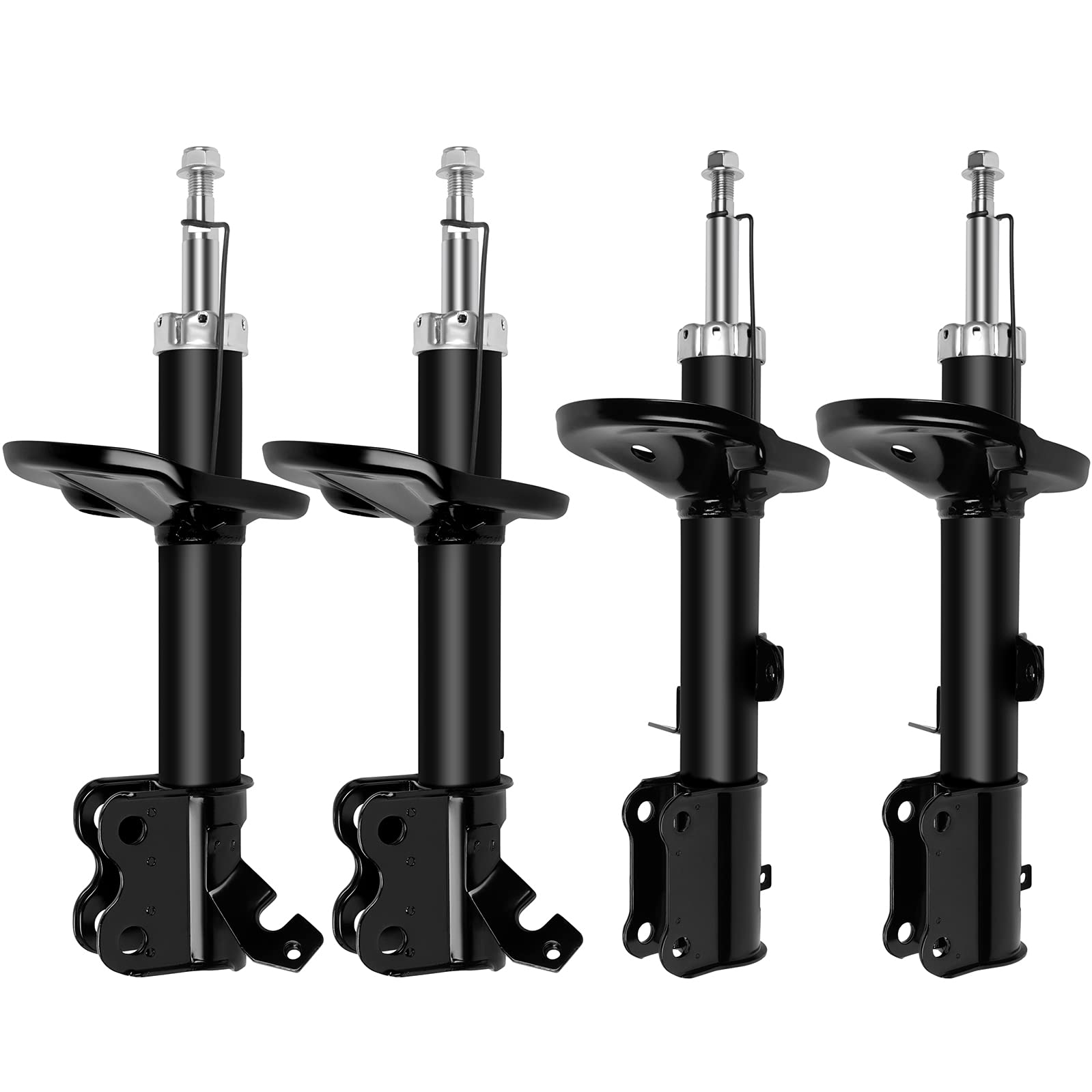 SCITOO Front Struts & Rear Shock Absorbers Kit - 4PCS Compatible with 1998-2002 Chevy Prizm, 1992-1997 Geo Prizm, 1993-2002 Toyota Corolla - Perfect for Smooth Ride & Enhanced Vehicle Stability