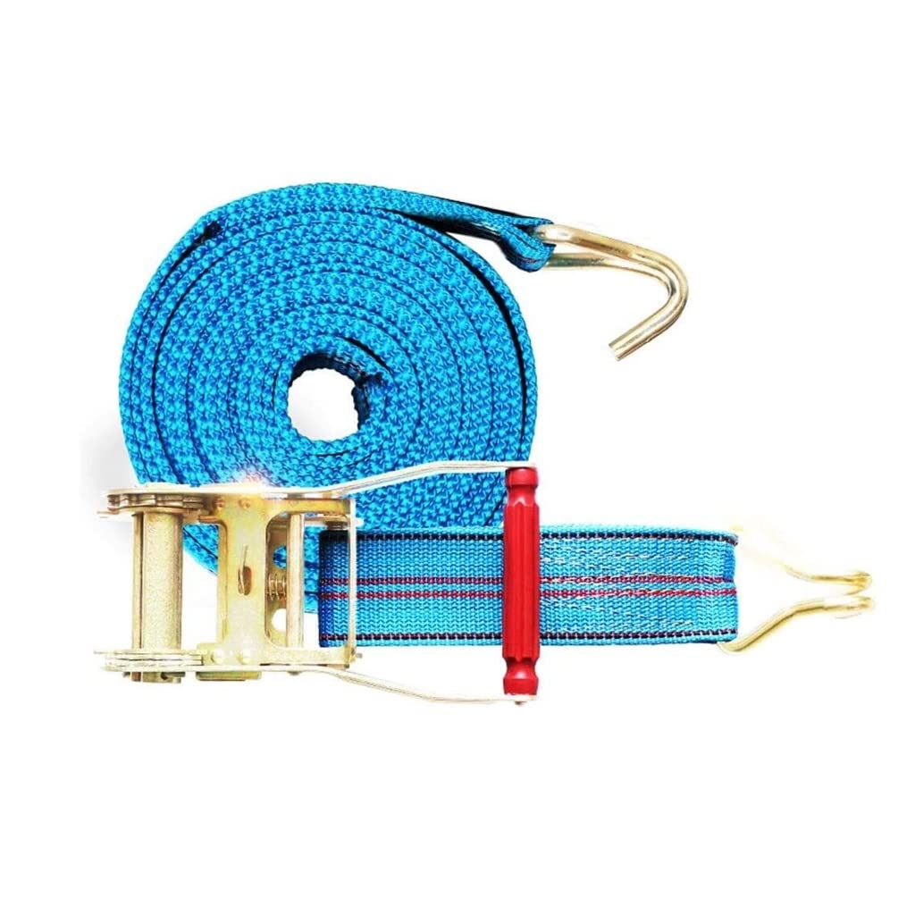 3-Ton Ratchet Tie Down Straps with Double J Hooks - Heavy Duty Cargo Straps for Trucks, Trailers & Large Vehicles - Secure Transport for Motorcycles, ATVs & Furniture - Perfect for Moving, Towing & Hauling