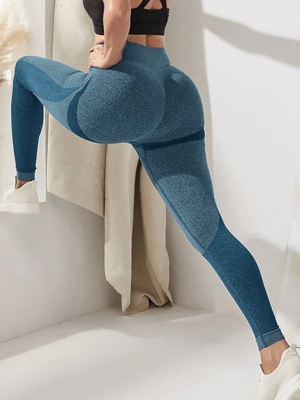 ZASUWA Women's Seamless High-Waisted Scrunch Butt Lifting Yoga Leggings - Tummy Control Workout Pants for Gym, Running & Everyday Wear