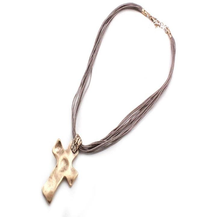 Sterling Silver Cross Pendant Necklace Set for Women - Religious Jewelry Gift for Baptism, Confirmation & Everyday Wear
