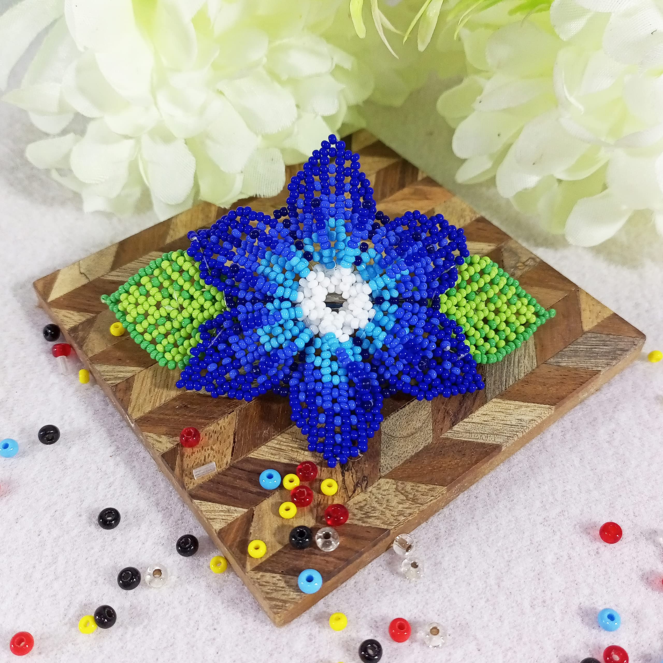 Handmade Native American Style Beaded Hair Clips for Women - Boho Hair Accessories for Weddings, Festivals & Everyday Wear