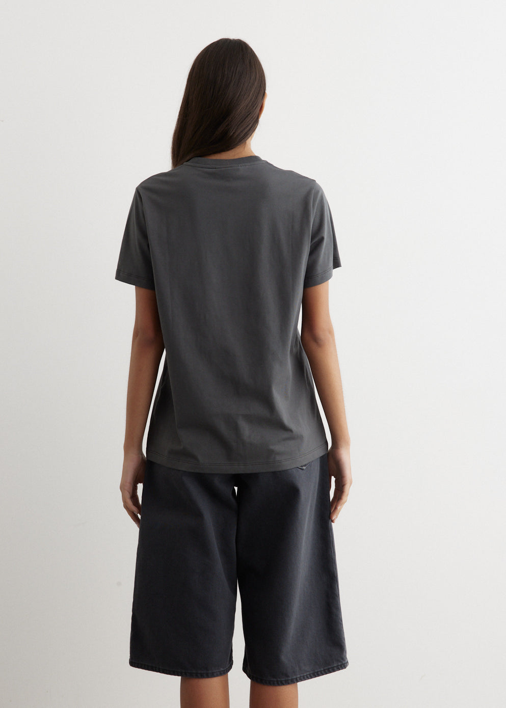Comfortable Basic Jersey Flower Relaxed T-Shirt for Women - Soft Casual Tee for Everyday Wear, Lounge, and Outings