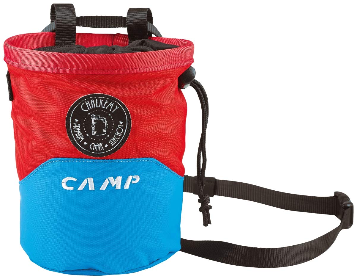 CAMP Acqualong Chalk Bag for Rock Climbing & Bouldering - Secure Chalk Holder with Belt Loop - Perfect for Gym Training & Outdoor Adventures