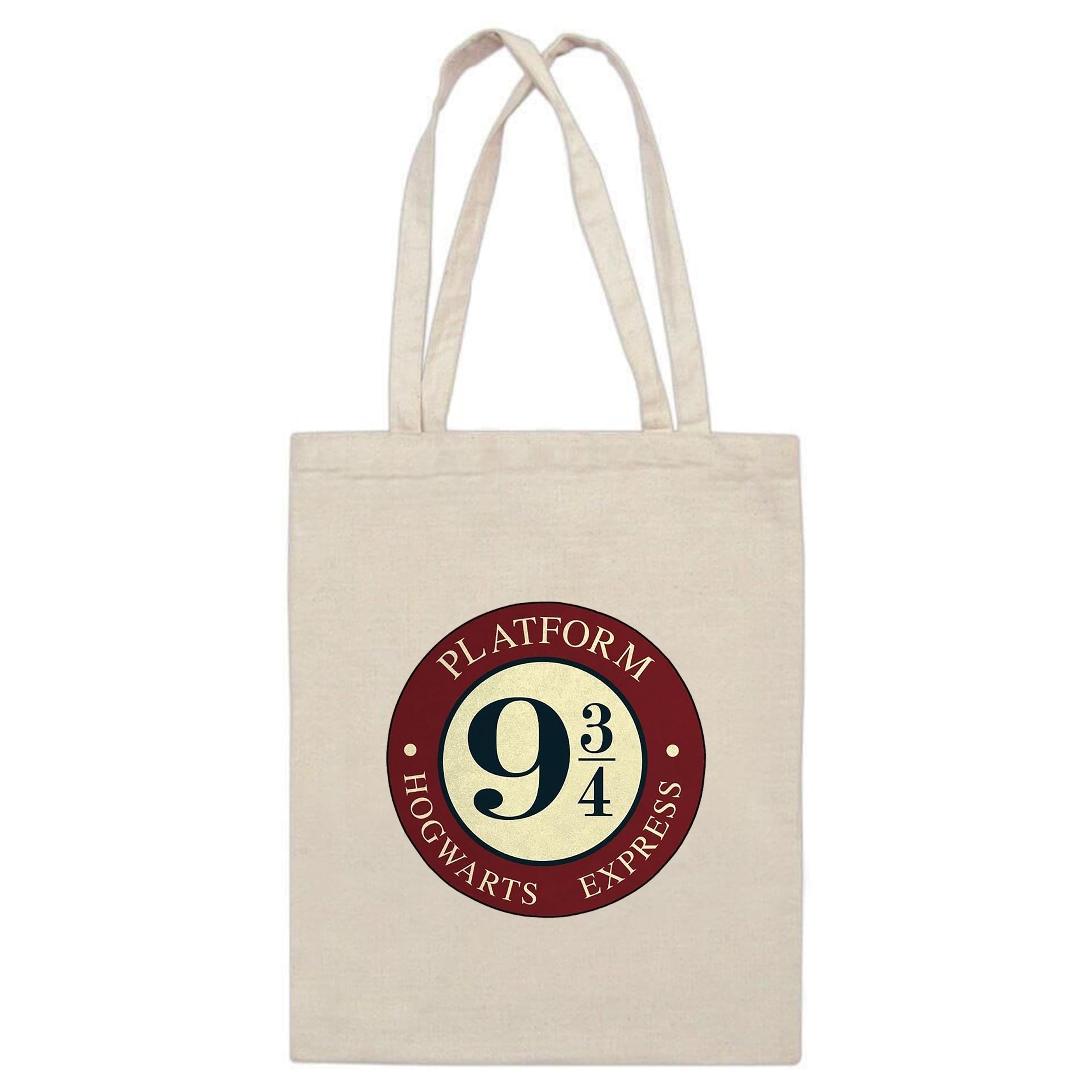 Harry Potter Themed White Tote Bag - Reusable Shopping & Grocery Bag Bundle | Durable Multipurpose Eco-Friendly Cotton Tote for Fans, School, Work, Beach & Daily Use