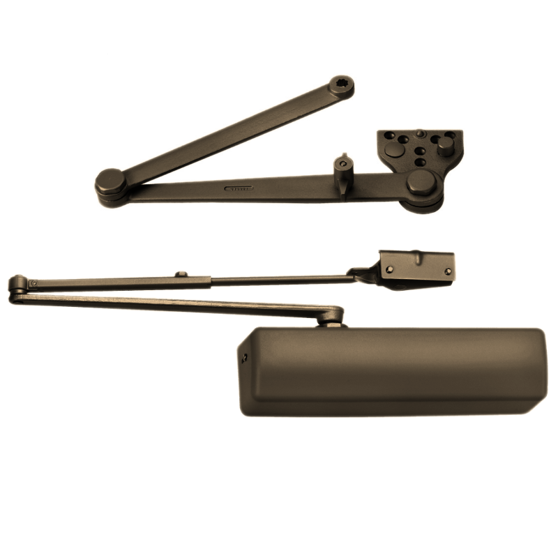 Corbin Russwin DC6210 A5 M71 M54 Heavy Duty Surface Door Closer - Delayed Action & Hold Open Backstop for Commercial & Industrial Doors