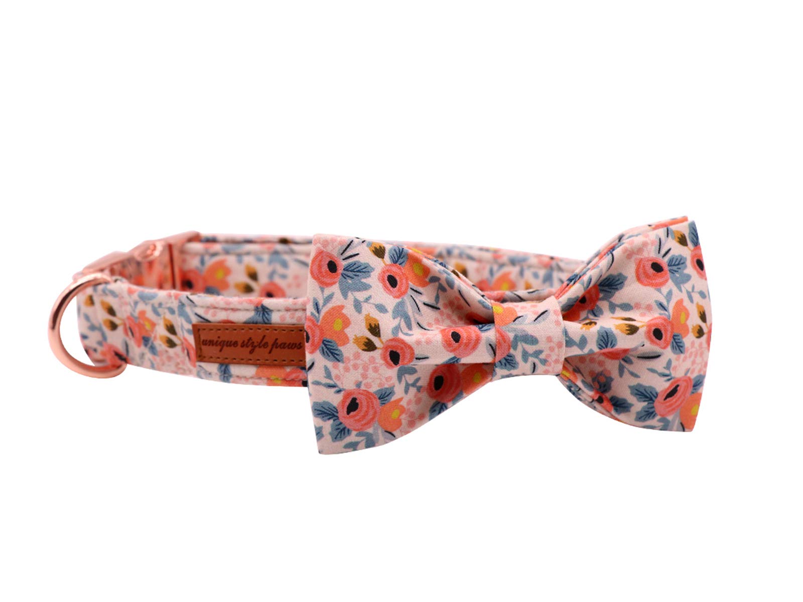 Stylish Adjustable Dog Collar with Bow Tie - Fashionable Pet Accessory for Small, Medium & Large Dogs - Perfect for Weddings, Parties & Photo Shoots