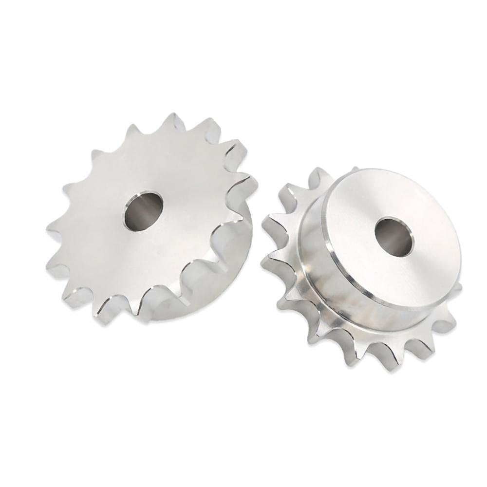 SHENYI 12A Stainless Steel Sprocket Wheel - 18 Teeth, 19.05mm Pitch Chain Drive Gear for Industrial Machinery & Bike Repair (1PC) - Perfect for Conveyor Systems, Agricultural Equipment & Motorcycle Maintenance