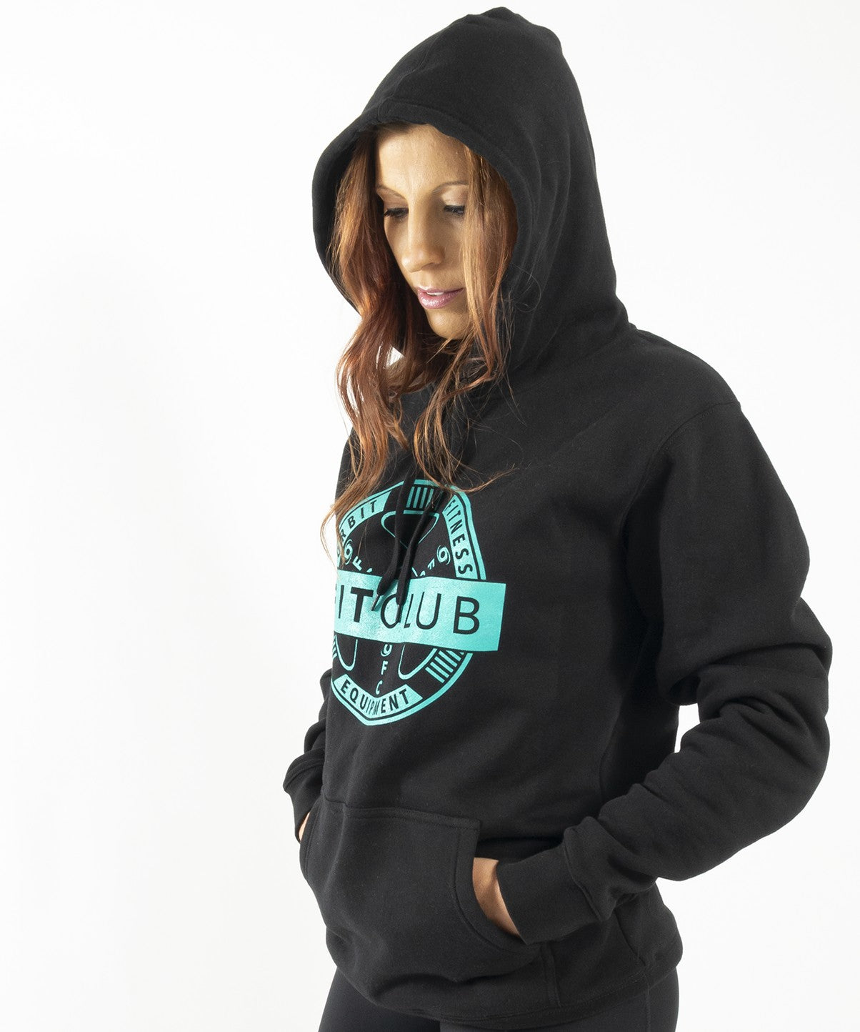 Orbit FitClub Unisex Hoodie - Black | Comfortable & Stylish Pullover for Men & Women | Perfect for Gym, Running & Casual Wear