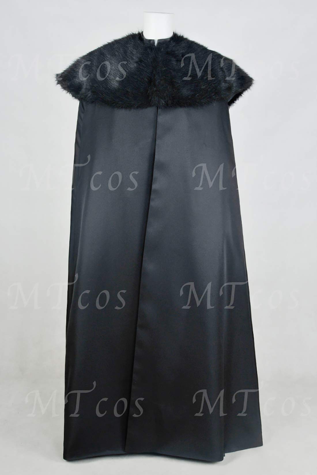 Jon Snow Costume Outfit - Game of Thrones Cosplay Cloak, Vest & Robe Set for Halloween, Comic Con & Medieval Themed Parties