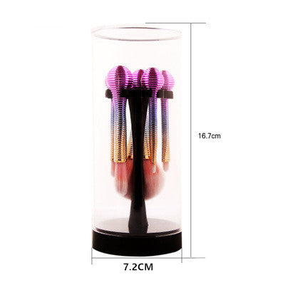 5-Piece Professional Makeup Brush Set for Foundation, Blending, Contouring - Perfect for Everyday Makeup & Travel