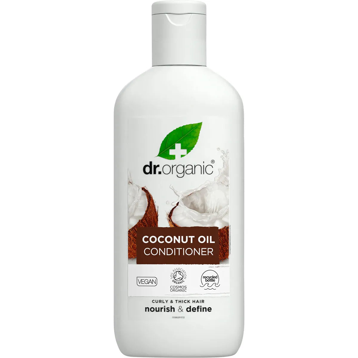 Dr Organic Conditioner with Virgin Coconut Oil for Hydration & Repair - Perfect for Dry, Damaged Hair at Home & Salon Use