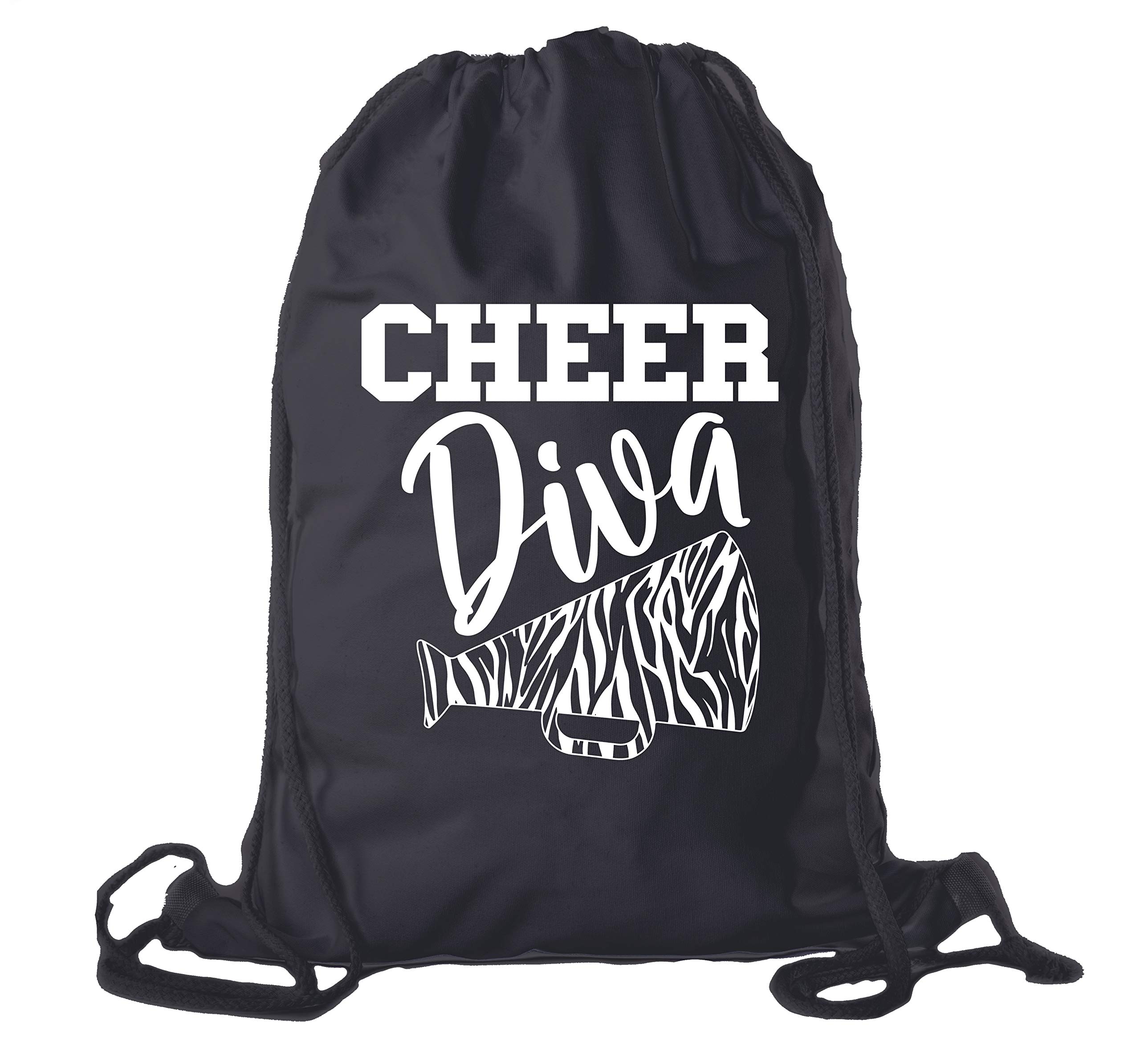 Cheerleading Backpacks for Girls - Cheer and Pom Drawstring Bags with Team Logo - Durable Cheerleader Team Cinch Bags for Practice, Games & Competitions | Perfect for School, Gym & Sports Events