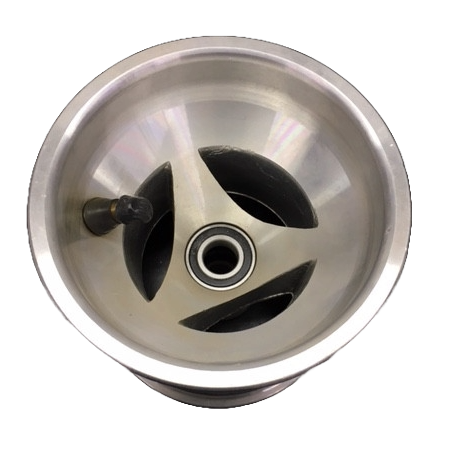 Single Spindle Mount Aluminum Wheel 115mm - Durable Alloy Rim for Go-Karts, ATVs & Small Vehicles - Perfect for Racing & Off-Road Adventures