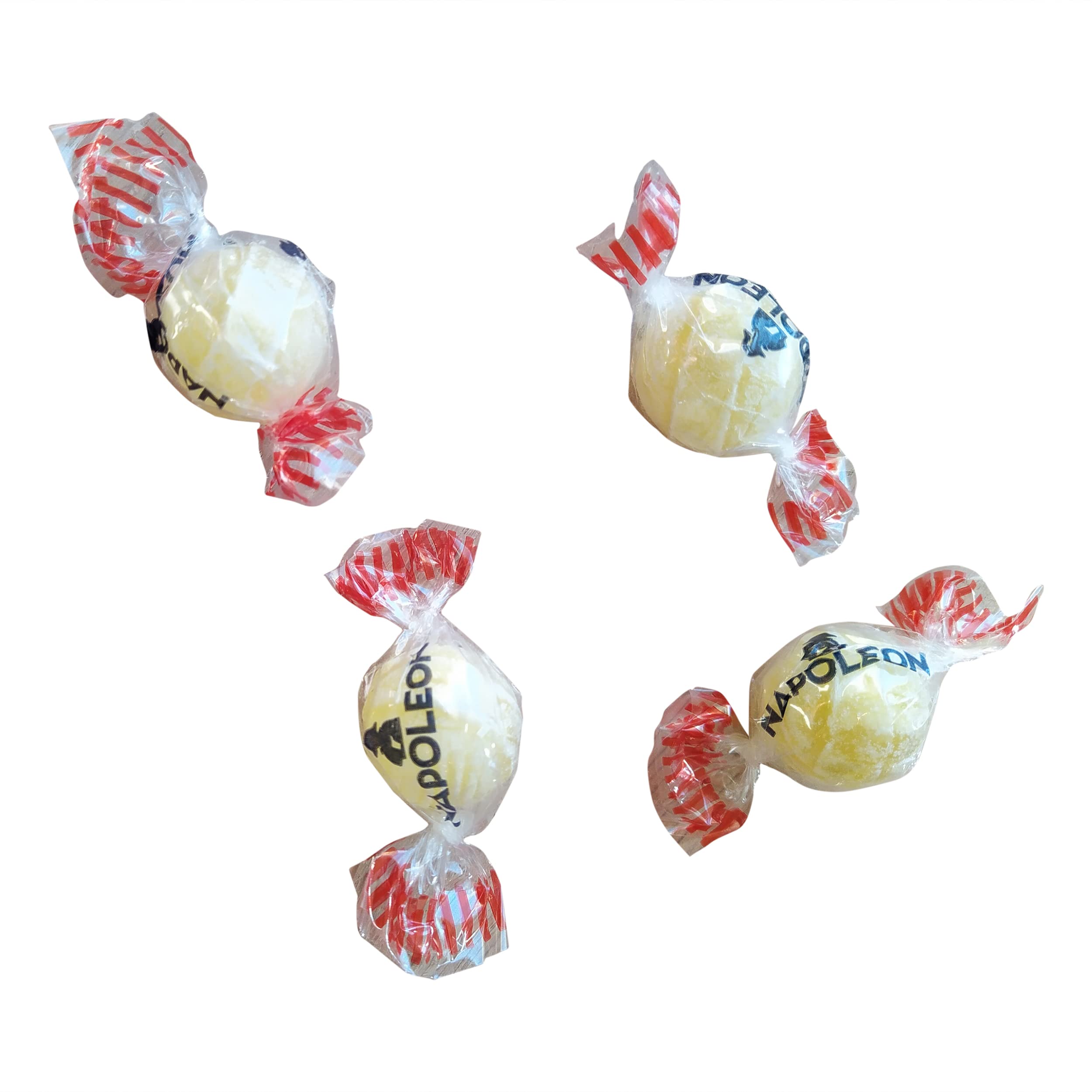 Napoleon Lemon Candy with Fizzy Powder - 7.93 Ounce Bag | Sour & Sweet Lemon Flavored Hard Candy | Perfect for Parties, Gifts & Movie Nights