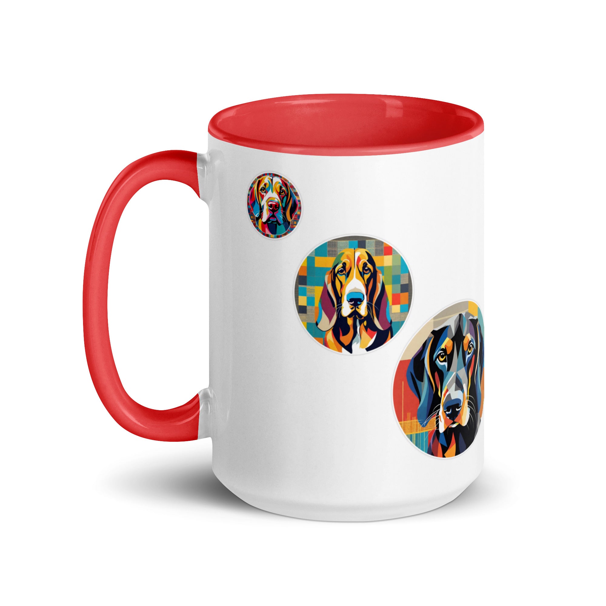 Color Changing Mug with Hound Design - Hot & Cold Reactive Ceramic Coffee Cup for Home, Office, or Gift Use