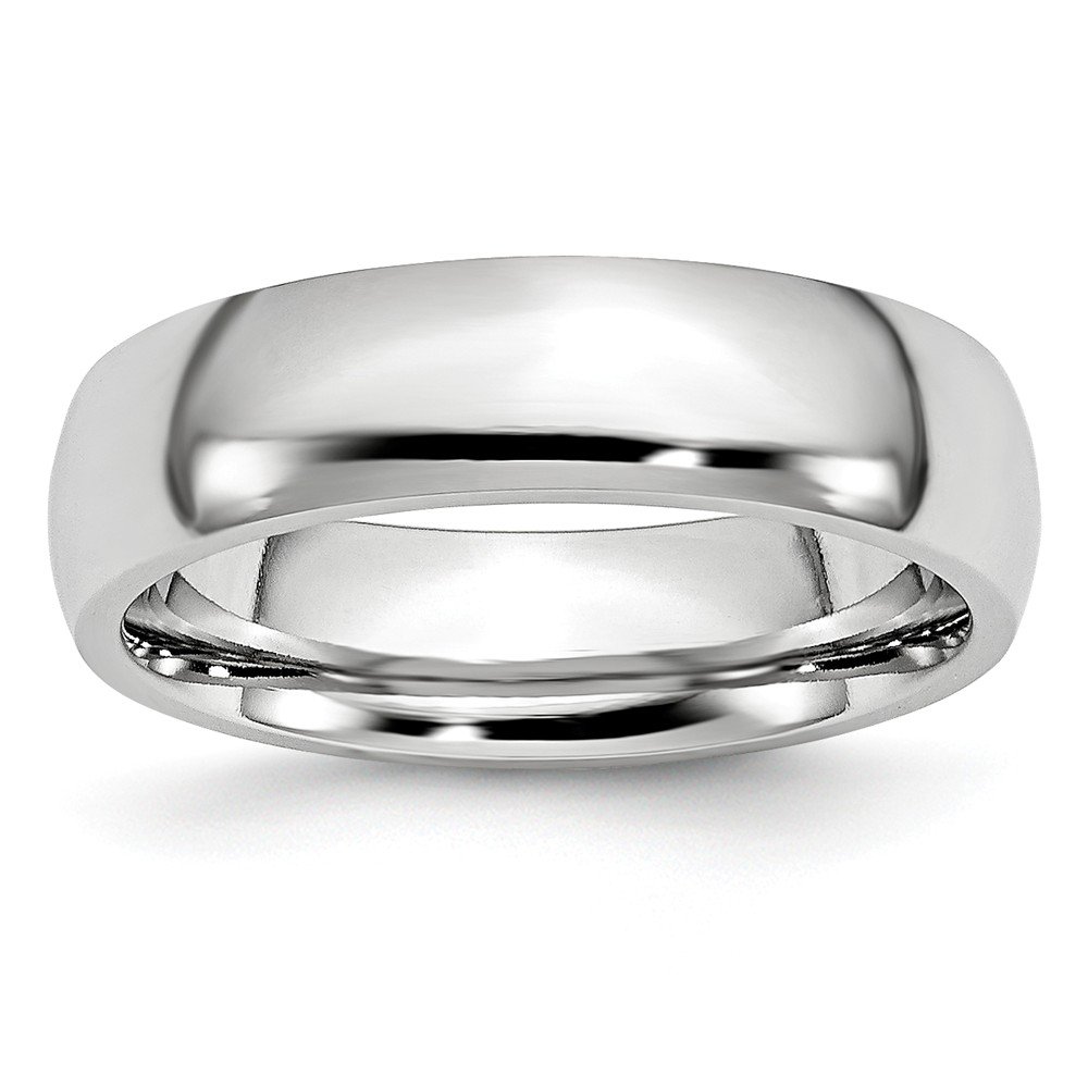 Solid Cobalt 6mm Plain Classic Wedding Band Ring for Men - Durable & Hypoallergenic Wedding Ring for Groom, Engagement, Anniversary - Perfect for Everyday Wear & Special Occasions
