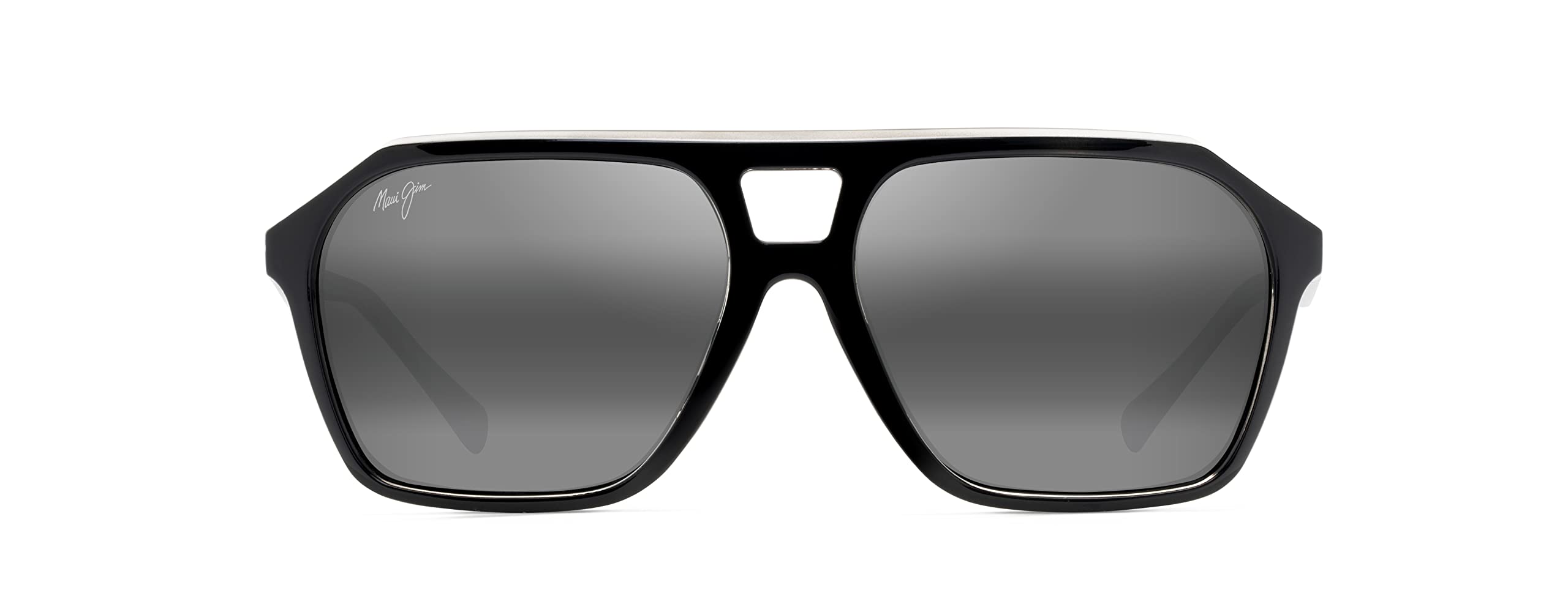 Maui Jim Men's Polarized Aviator Sunglasses with Wedge Frame - UV Protection for Driving, Fishing & Outdoor Activities