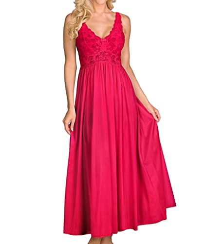 Elegant Shadowline Women's Nightgown - Soft & Comfortable Sleepwear for Ladies - Perfect for Relaxing at Home or Romantic Evenings