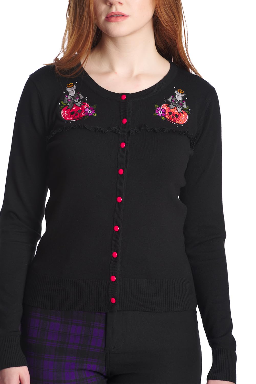 Lost Queen Poison Rip Cardigan - Gothic Lace-Up Long Sleeve Open Front Sweater for Women | Perfect for Halloween, Cosplay, and Dark Fashion Outfits