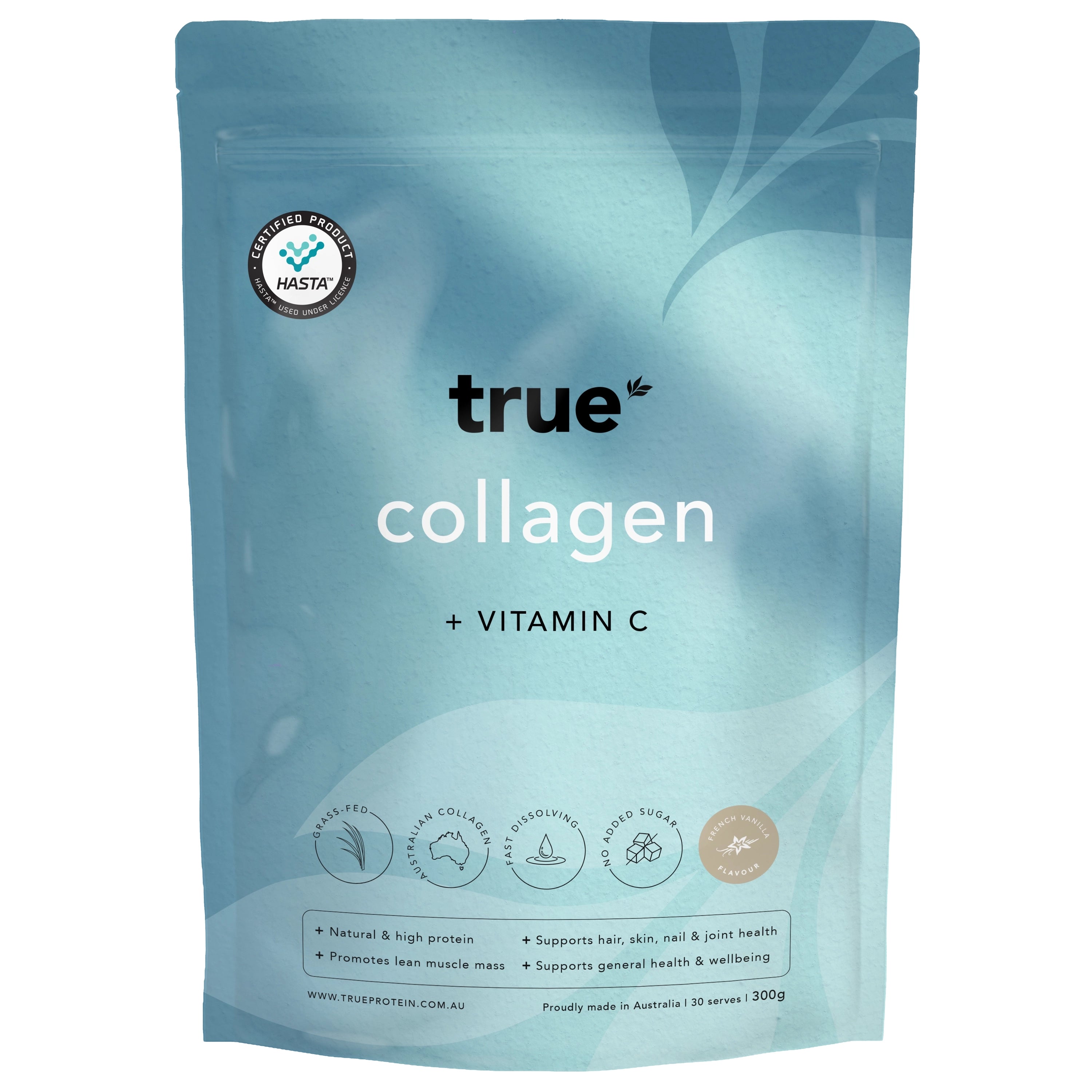 HASTA Collagen + Vitamin C Supplement for Skin, Hair & Nail Health - Anti-Aging & Hydration Boost - Perfect for Daily Wellness & Beauty Routine
