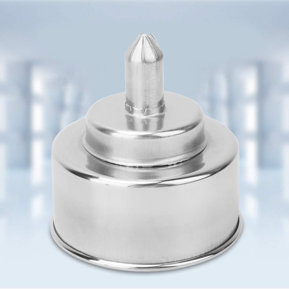 Vbestlife 200ml Stainless Steel Alcohol Lamp - Leakproof Lab Heating Lamp for Science Experiments, Chemistry Labs & DIY Projects