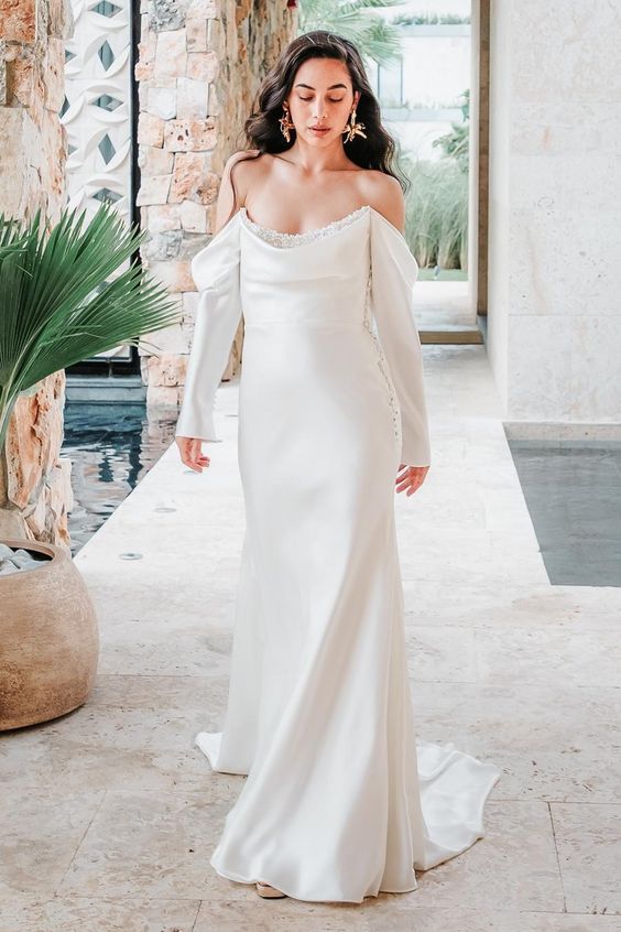 Watters Garance Gown - Elegant Wedding Dress for Brides | Perfect for Beach, Garden & Formal Weddings