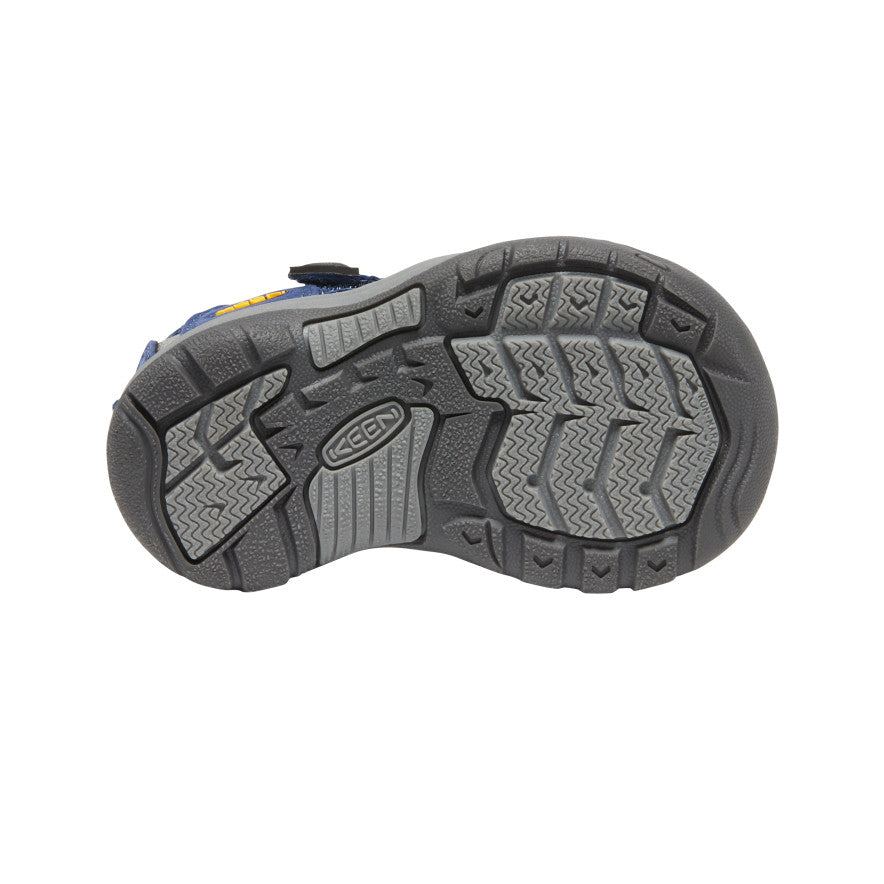 Newport H2 Water Shoes for Toddlers - Blue Depths/Gargoyle | Non-Slip Aqua Socks for Beach, Pool & Outdoor Play