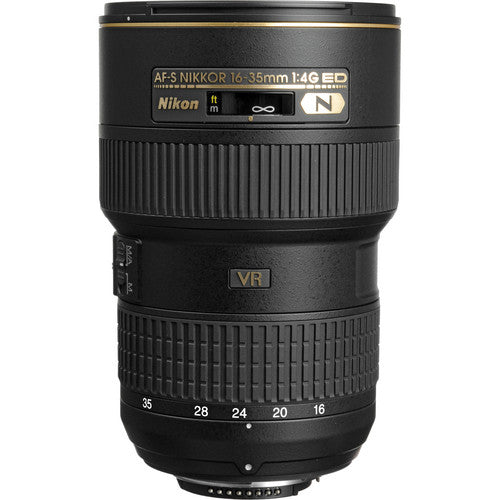 Nikon AF-S NIKKOR 16-35mm f/4G ED VR Wide-Angle Zoom Lens for FX DSLR Cameras - Perfect for Landscape, Architecture & Travel Photography