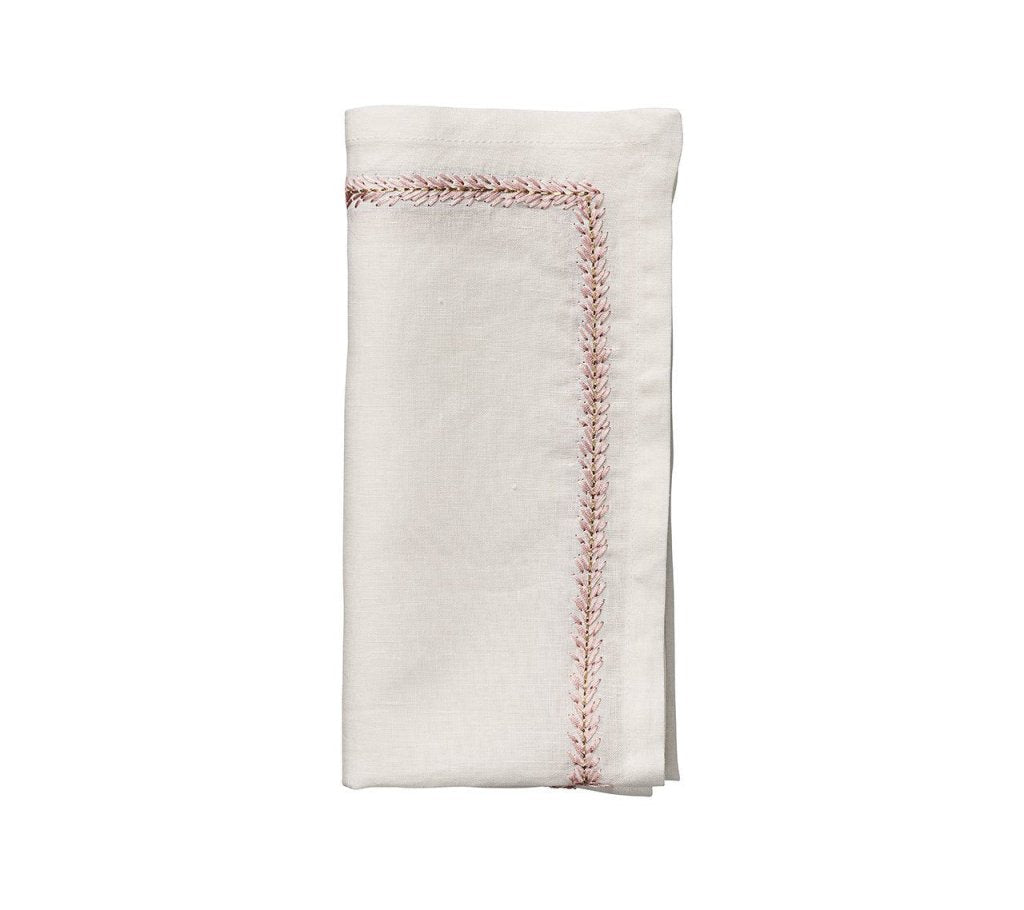 Premium Jardin Napkins Set of 4 - 100% Cotton Decorative Table Napkins for Dining, Parties & Home Decor - Elegant Dinner Napkins for Everyday Use & Special Occasions