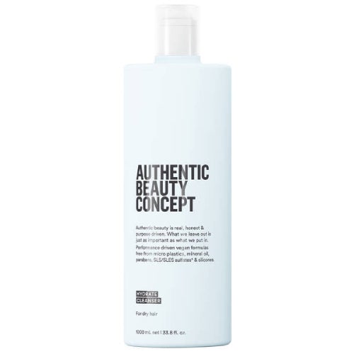 Authentic Beauty Concept Hydrate Cleanser - Gentle Hydrating Face Wash for Dry & Sensitive Skin | Daily Moisturizing Cleanser for Women & Men | Perfect for Morning & Night Skincare Routine