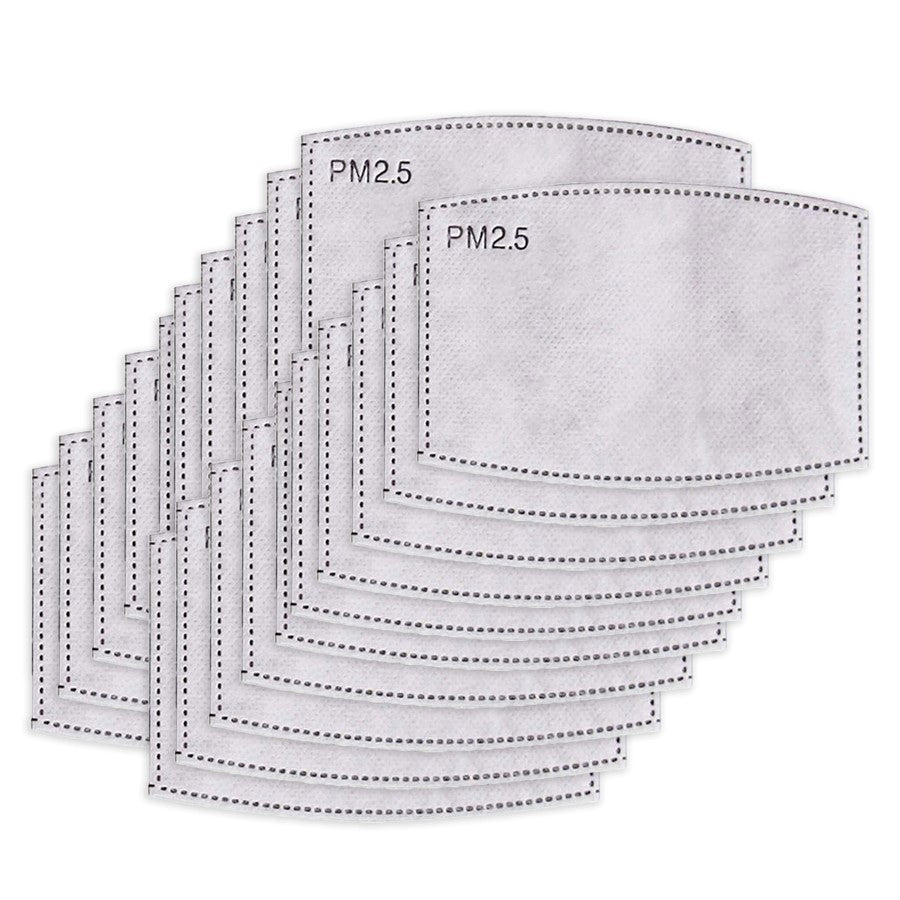 Fourth Element PM2.5 Removable Air Filters - 20 Pack - Dust & Pollen Protection for Home, Office & Travel