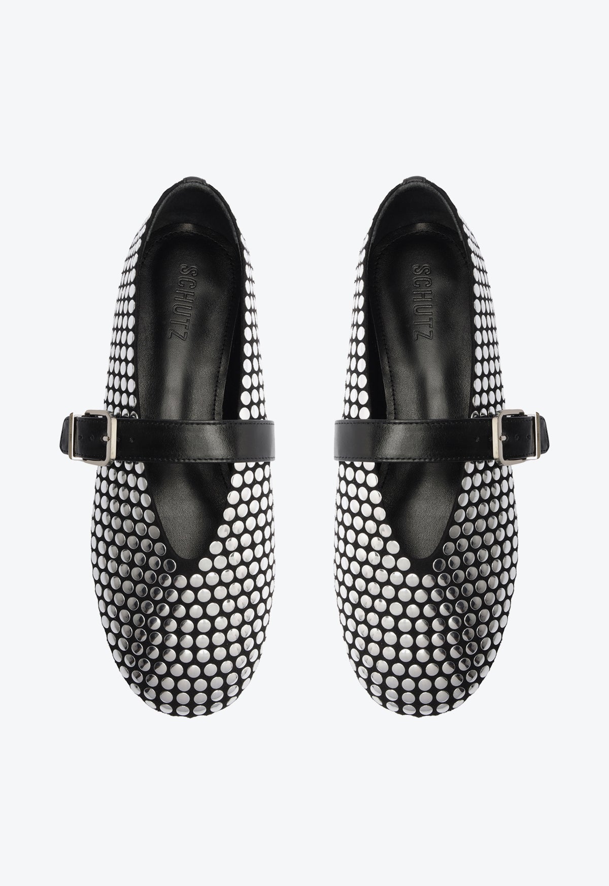 Eiza Studs Ballet Flats for Women - Comfortable & Stylish Pointed Toe Ballerina Shoes | Perfect for Work, Office, and Casual Outfits
