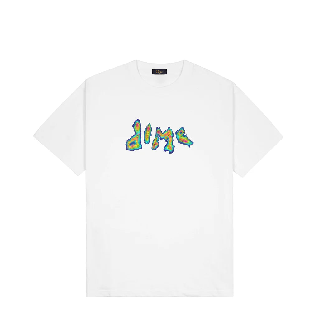 Dime Topo Tee - Men's Graphic T-Shirt with Unique Topographic Print | Casual Streetwear for Urban Exploration & Outdoor Adventures