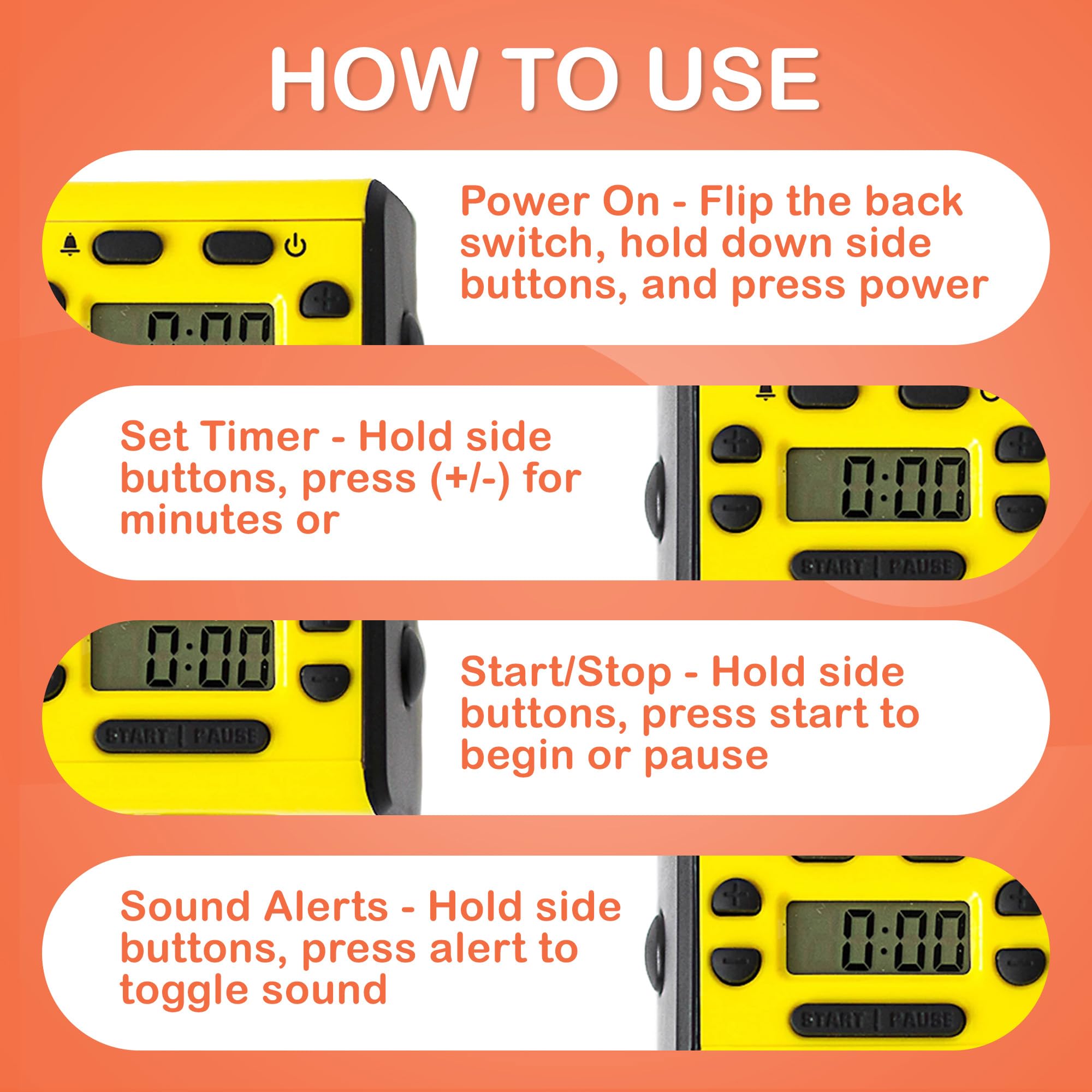 Red Yellow Green Traffic Light Timer for Kids - Classroom, Bedtime & Potty Training Timer | Toddler Sleep Aid, Teeth Brushing & Shower Time Tool | Travel-Friendly Visual Timer for Home & School Use