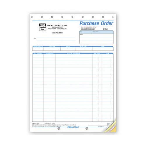 Purchase Order Business Forms - Customizable Templates for Small Business & Office Use | Order Tracking, Invoicing & Procurement
