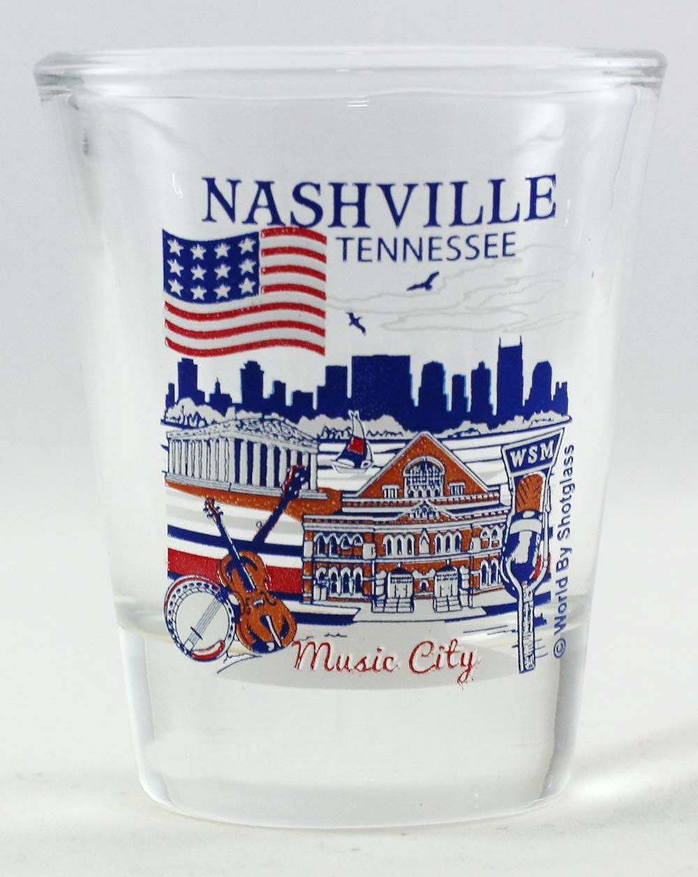 Nashville Tennessee Shot Glass - Great American Cities Collection - Perfect for Souvenirs, Gifts & Barware
